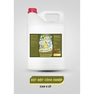 Bột giặt công nghiệp can 4 lit