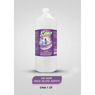 Khử khuẩn nano siler 30ppm chai 1 lit