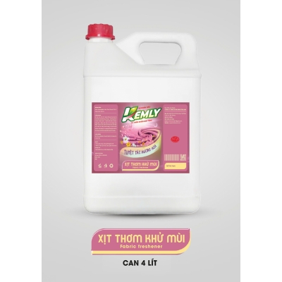 Xịt thơm khử mùi Kemly can 4 lit
