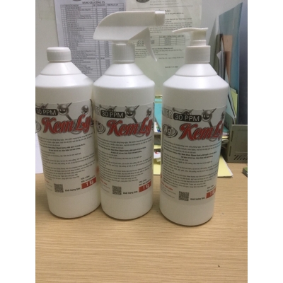 Dung dịch diệt khuẩn Nano silver 30ppm KemLy