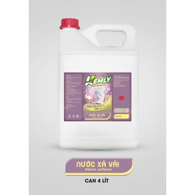 Nước xả vải Kemly can 4 lit