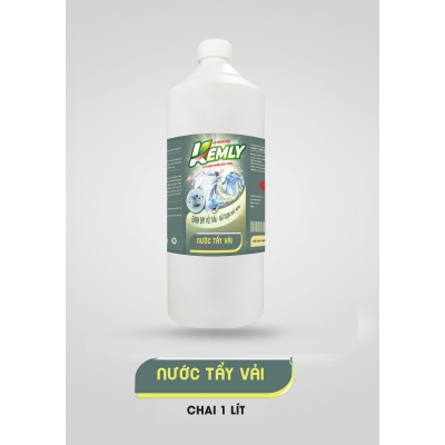 Nước tẩy vải KemLy chai 1 lit