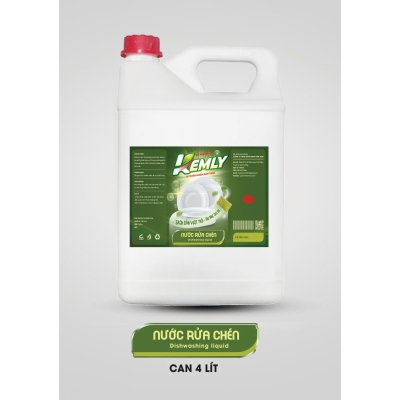 Nước rửa chén Kemly can 4 lit