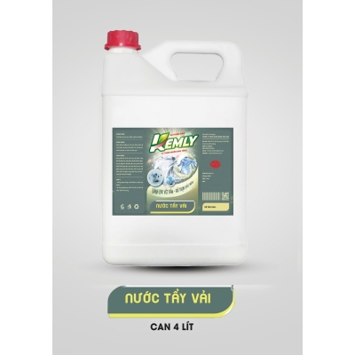 Nước tẩy vải KemLy can 4 lit